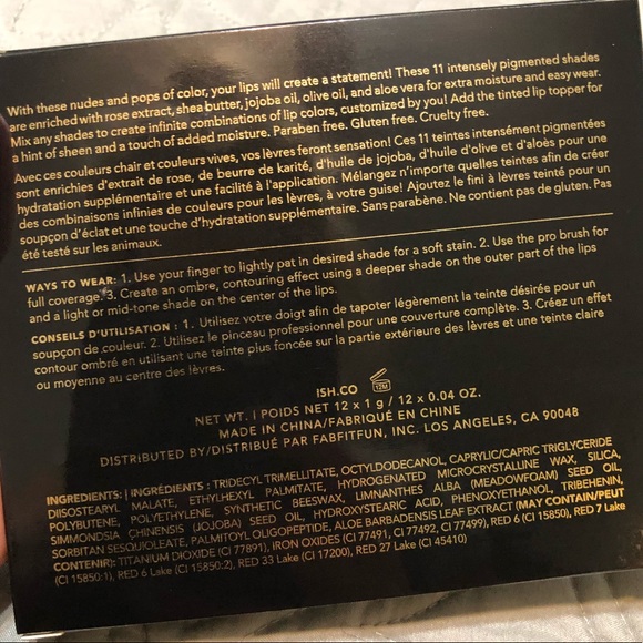 ISH Lip Statement Palette - Picture 4 of 5